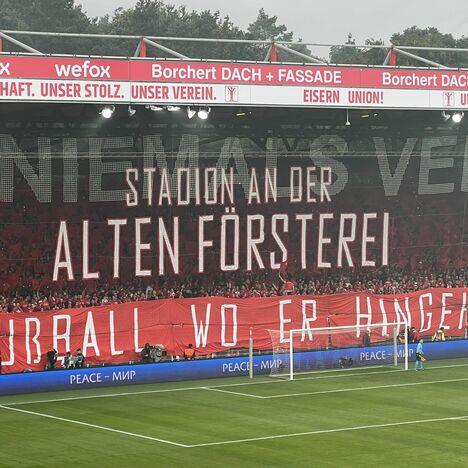 Stadionbesuch beim 1. FC Union Berlin Stadionbesuch beim 1. FC Union Berlin